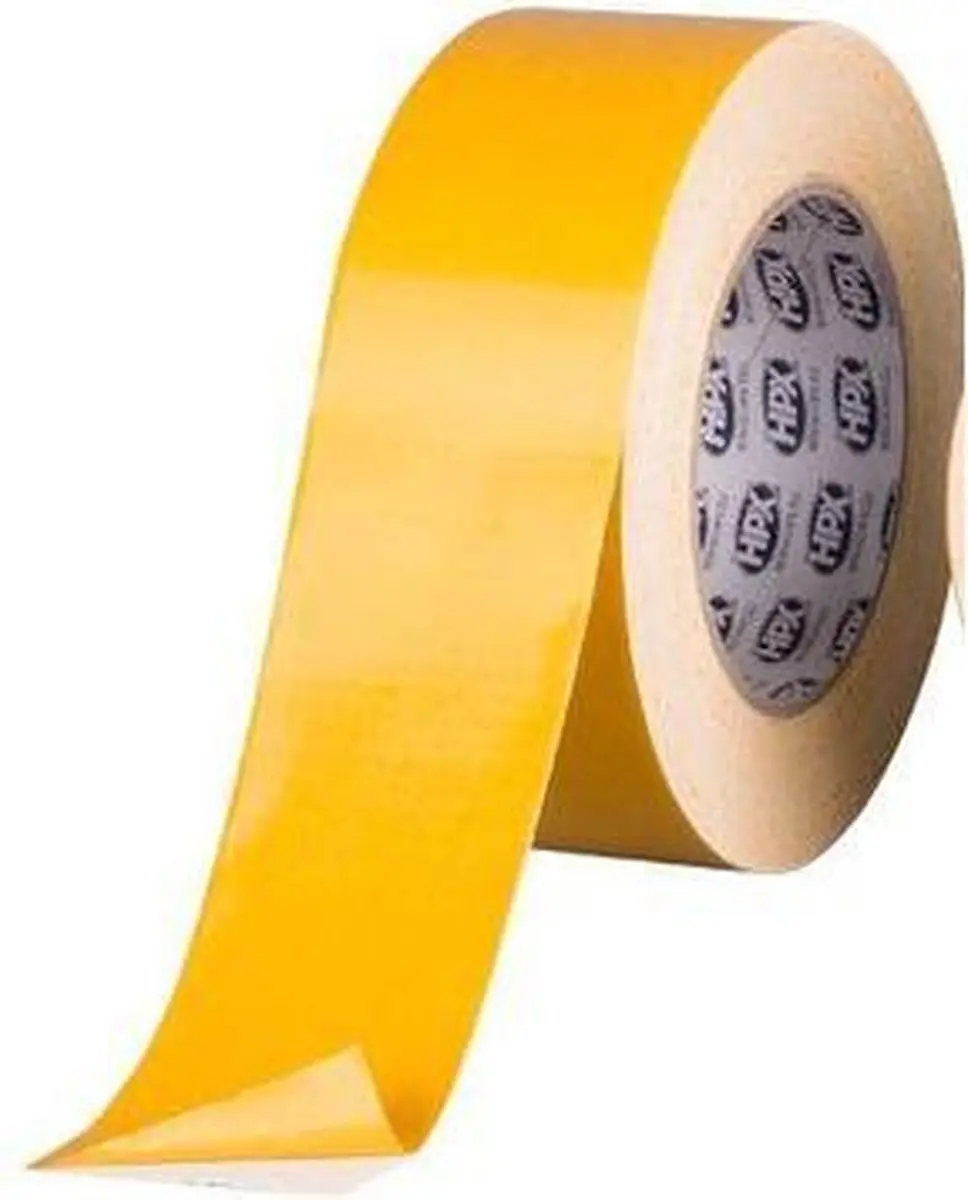 HPX Dubbelzijdige Tapijttape 50mm x 25m - Wit