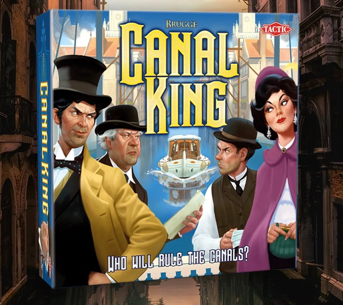 Tactic Canal King Brugge Bordspel - 2-6 Spelers