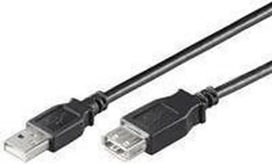 Goobay USB Ext AA 300 HiSpeed - 10 Stuks - 3m Zwart