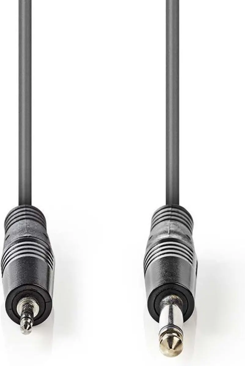 Nedis Stereo-Audiokabel 3,5mm naar 2x 6,35mm - 1,5m - Donkergrijs