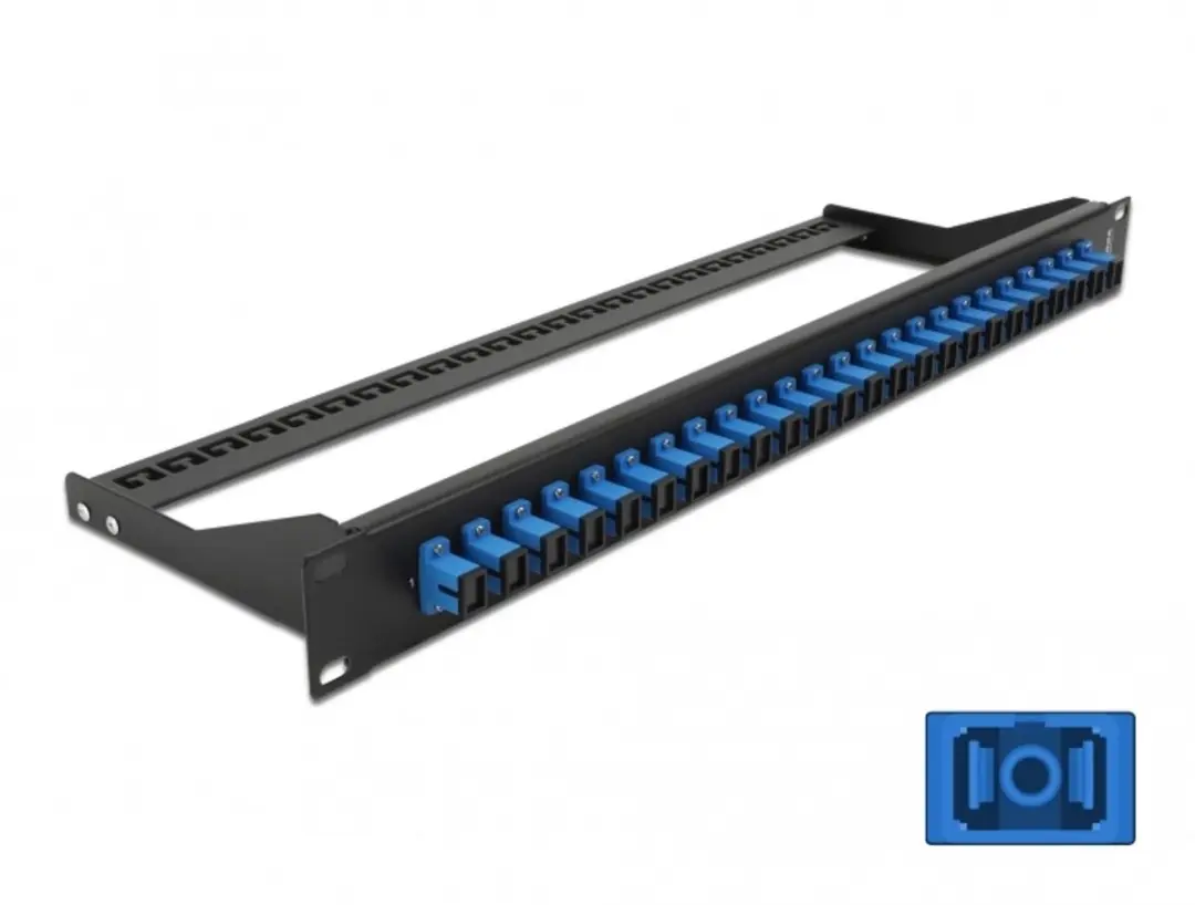 Delock 19" Fibre Patch Panel 24x SC Simplex