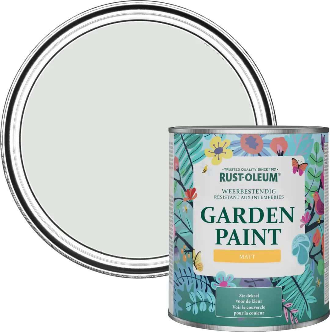Rust-Oleum Bibliotheek Grijs Tuinverf Matt 750ml