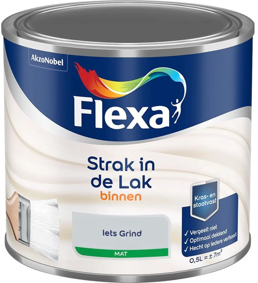 Flexa Strak Op De Muur Binnen Mat Mengverf 2,5L