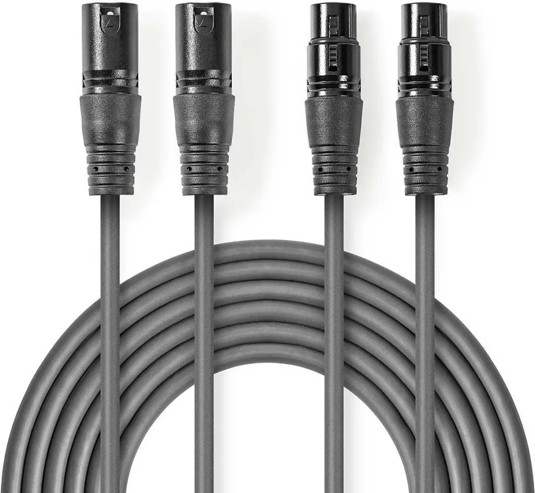Nedis Gebalanceerde Audiokabel XLR 5m