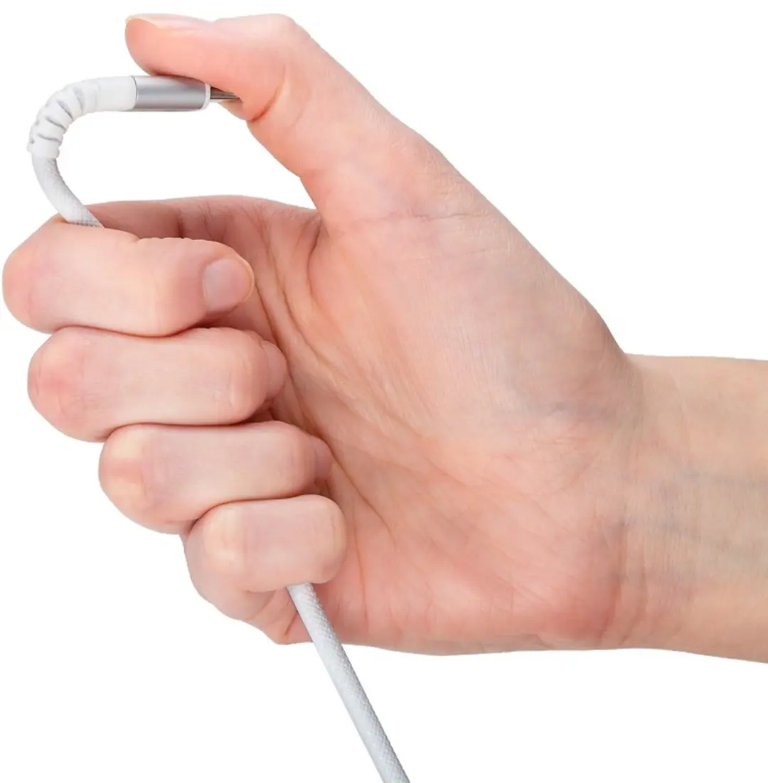 Goobay USB-C Textile Kabel 60W - 3m - Wit