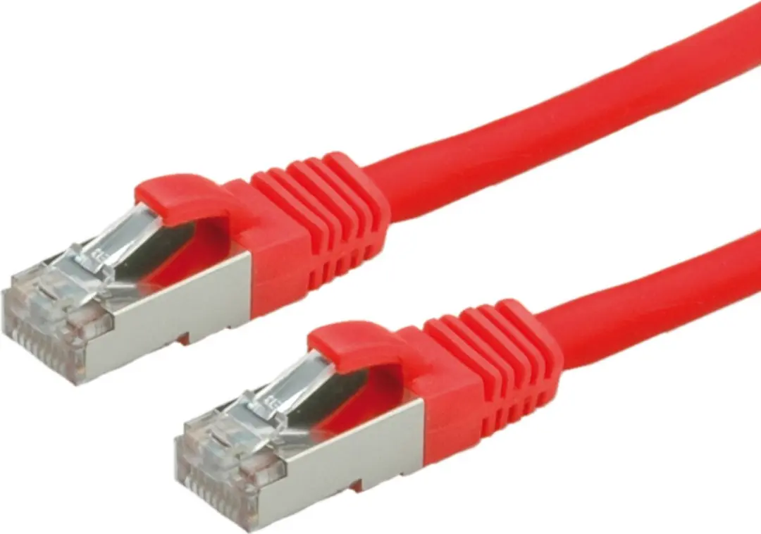 Value Patchkabel Cat.6 S/FTP PiMF LS0H Rood 0,5m