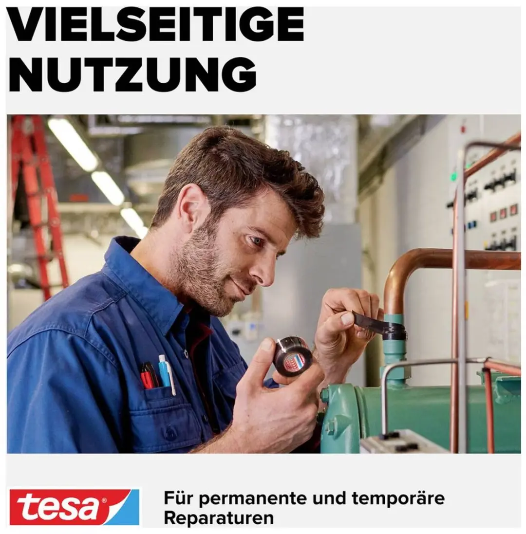 Tesa Extreme Repair 56064-00001-00 Reparatietape - 2,5m x 19mm - Zwart