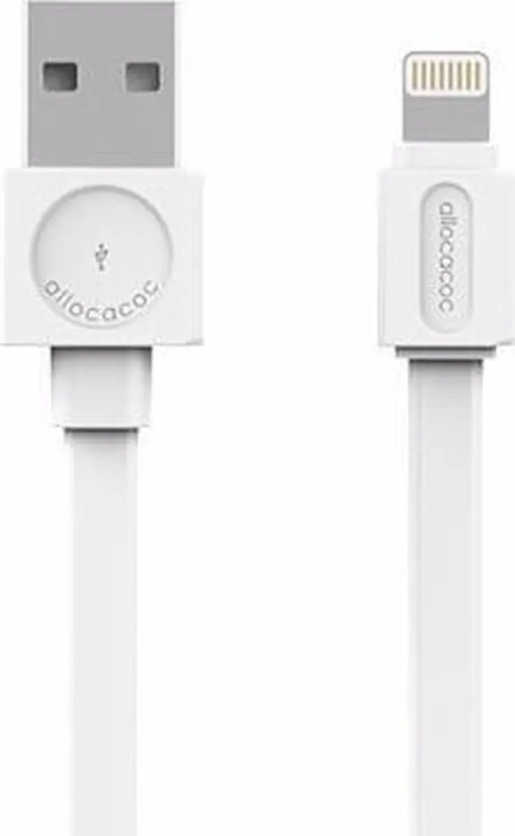 Allocacoc USB-C Lightning Flat Kabel