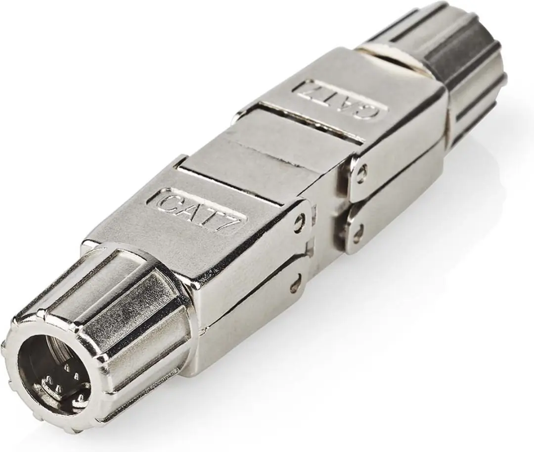 Nedis CAT7 Netwerkkoppeling RJ45 - Recht - Metaal