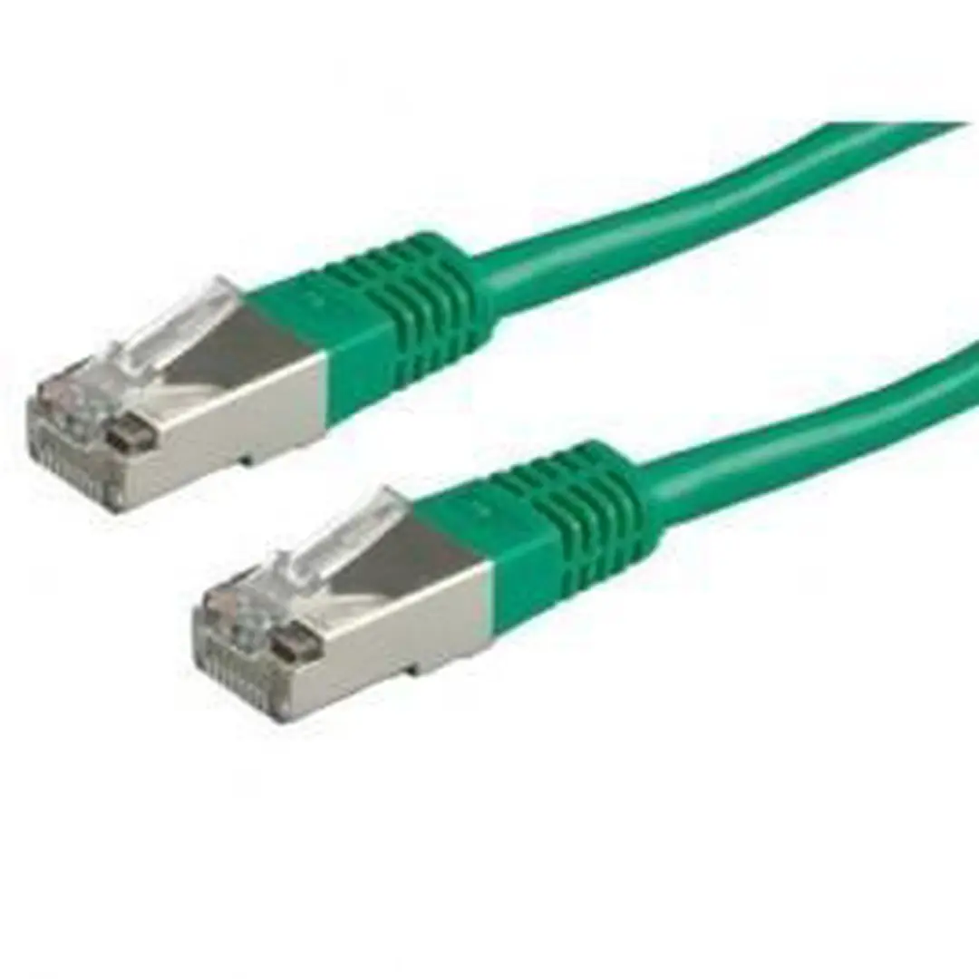 Roline Patchkabel Cat.6 S/FTP Groene 0,3m