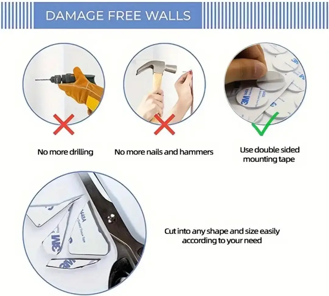 3M Witte Dubbelzijdige Schuimtape 30mm - 100 Stuks