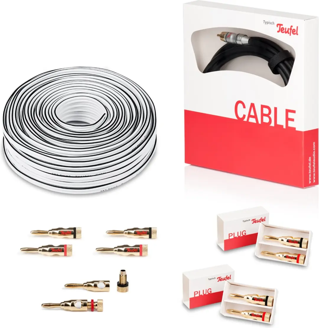 Teufel Advantage Home Entertainment 5.1 Kabelset 30m²