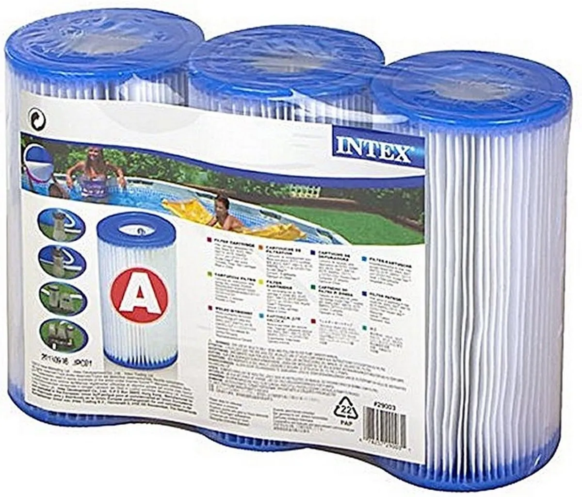 Intex 29003 Triple Filterpatroon