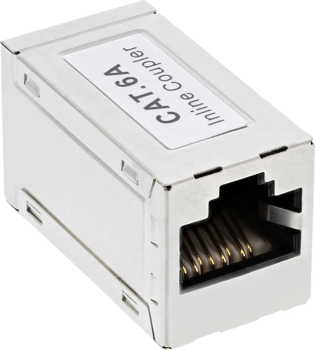 InLine 69990C Tussenstuk RJ45 - Zilver
