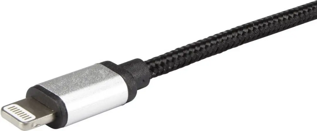 Renkforce RF4683966 USB-kabel 3m - USB-A naar Lightning - Donkergrijs