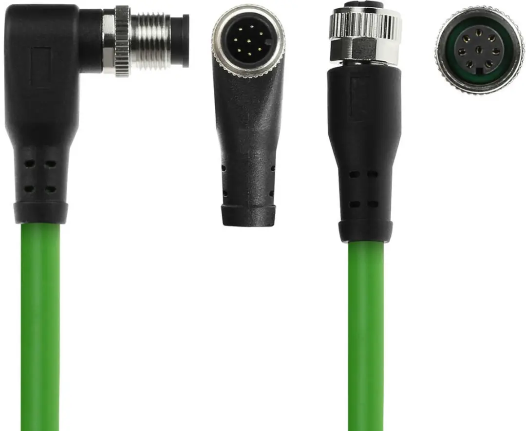 ACT SC3943 Sensor Kabel M12A 8-polig - 5m - Zwart