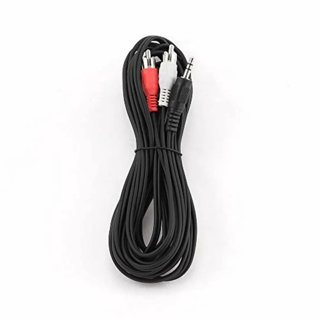 Gembird CCA-458-5M Adapterkabel 3,5mm naar RCA - Zwart