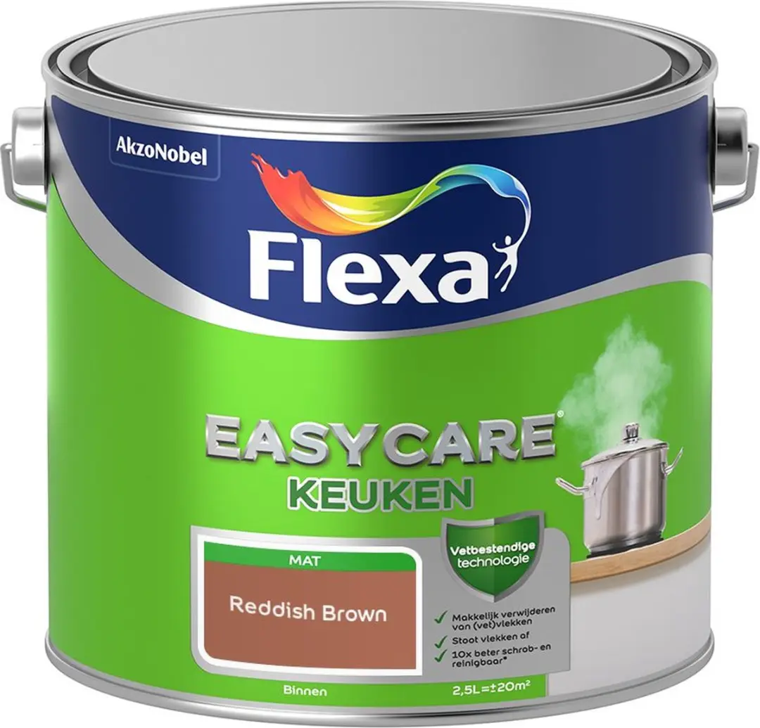 Flexa Easycare Keukenverf Reddish Brown 2,5L