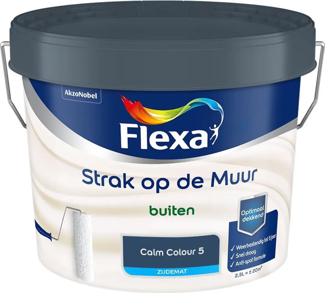 Flexa Strak Op De Muur Mengverf Calm Colour 5