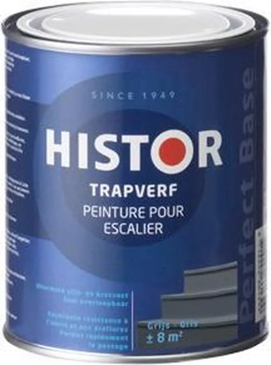 Histor Perfect Base Trapverf 0,75L - Grijs
