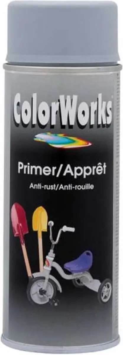 Motip Colorworks Primerspray 400ml - Grijs