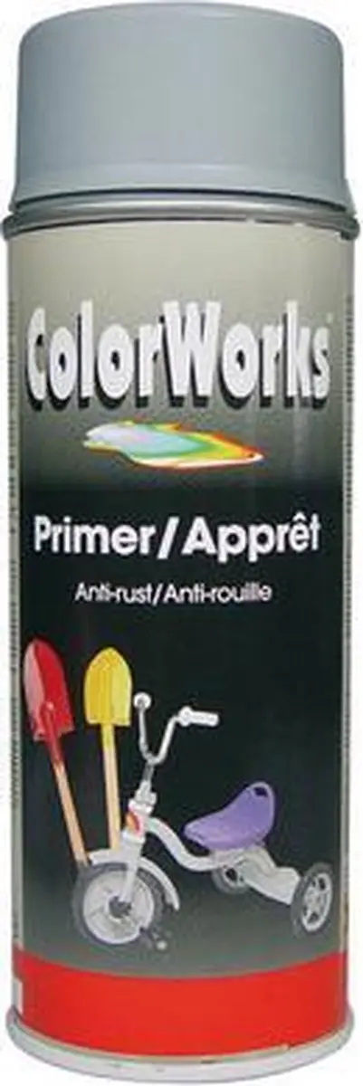 Motip Colorworks Primerspray 400ml - Grijs