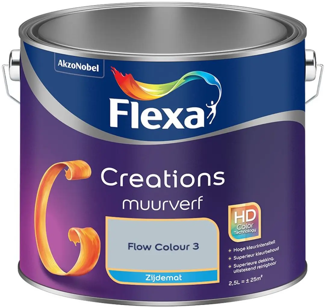 Flexa Creations Muurverf Zijdemat Flow Colour 3