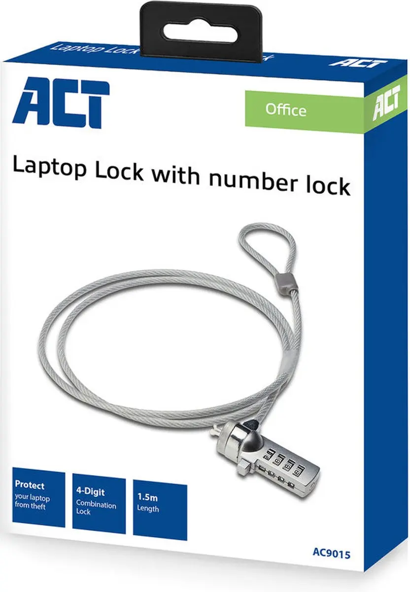 ACT Laptopslot met cijfercode AC9015