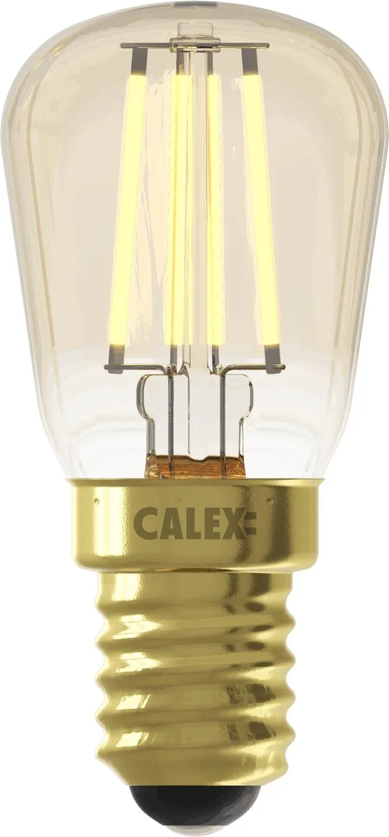 Calex E14 Schakelbordlamp 2,7W Goud - 2100K - afbeelding 2 van 3