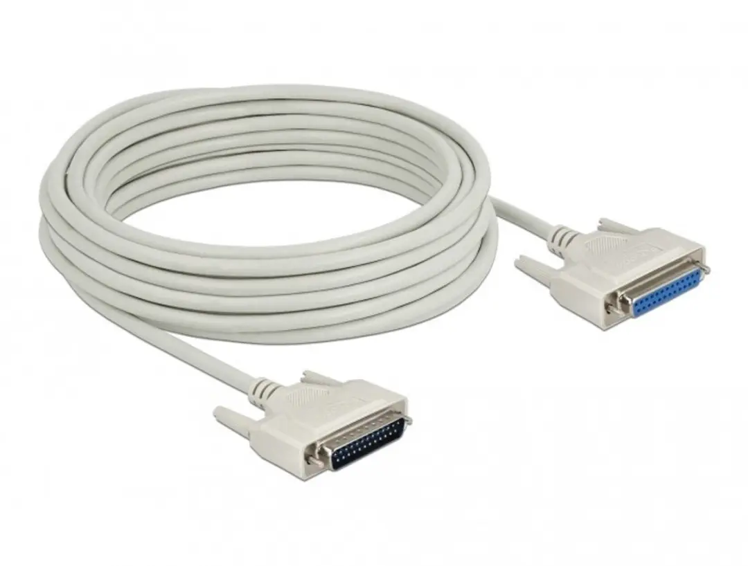 Delock Serial Kabel D-Sub 25 M-F 10m - Beige