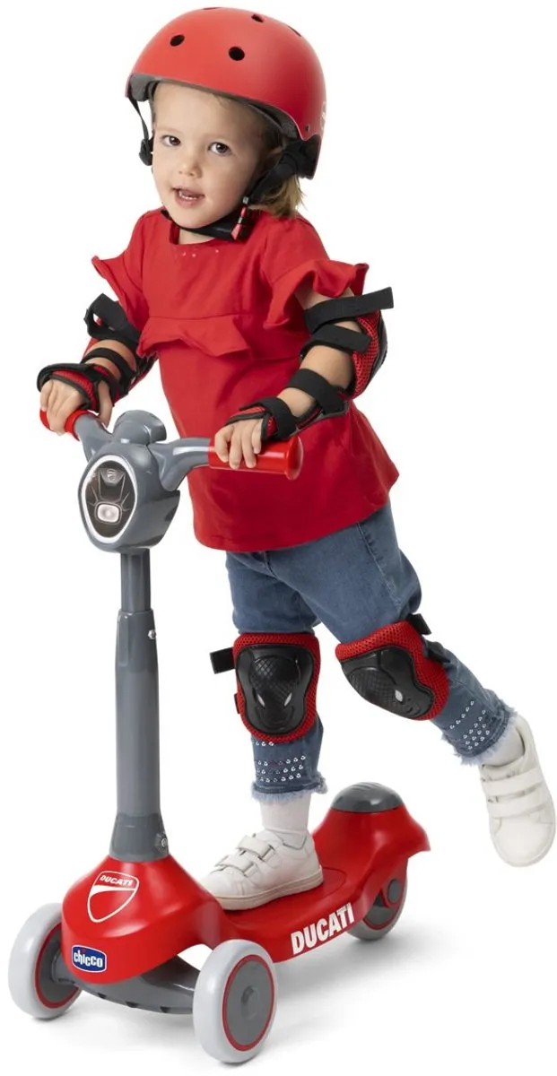 Chicco My First Scooter Ducati Step - 3 Wielen 6cm - Rood