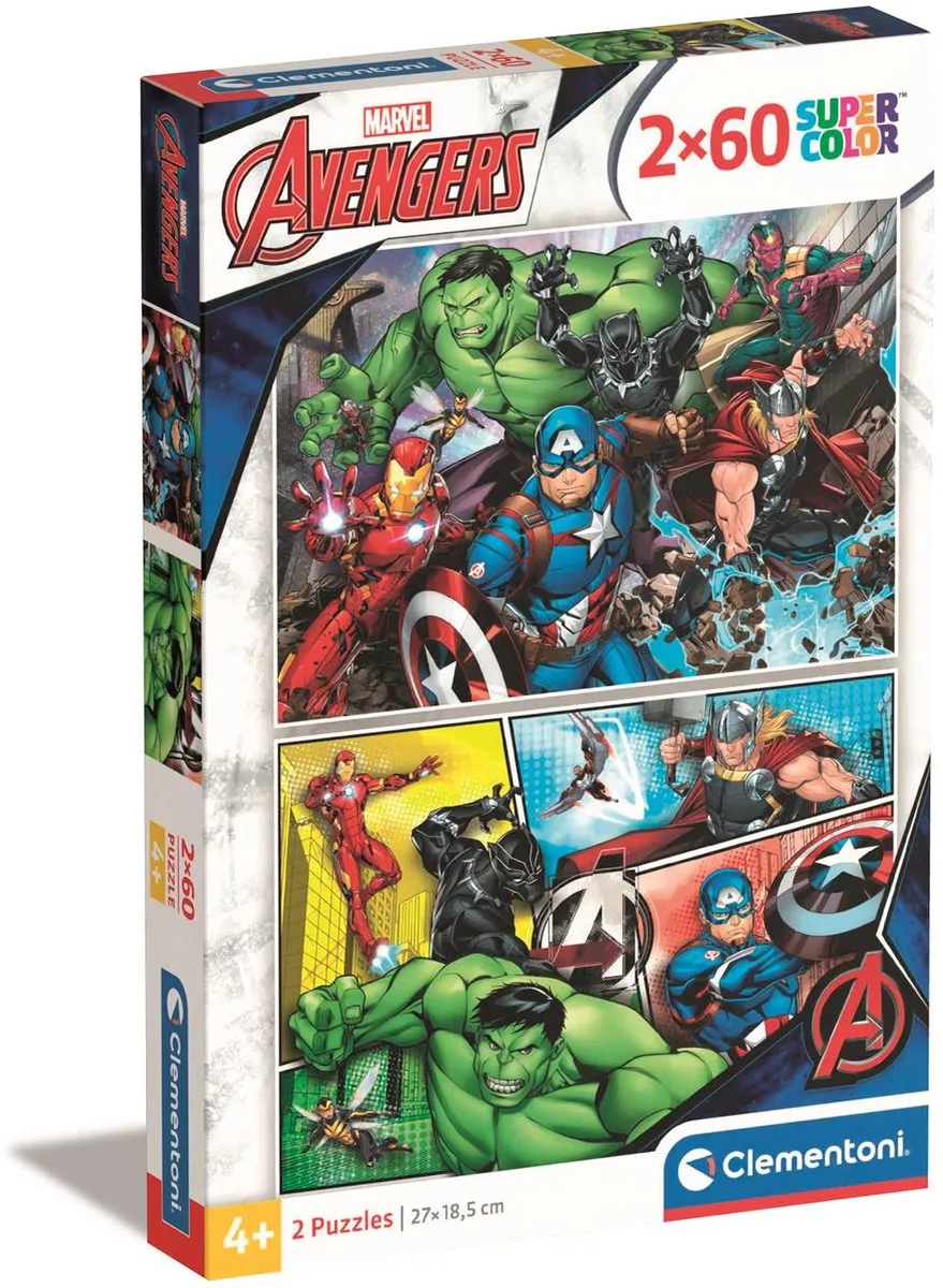 Clementoni Marvel Avengers Puzzel 120 Stuks - Multicolor