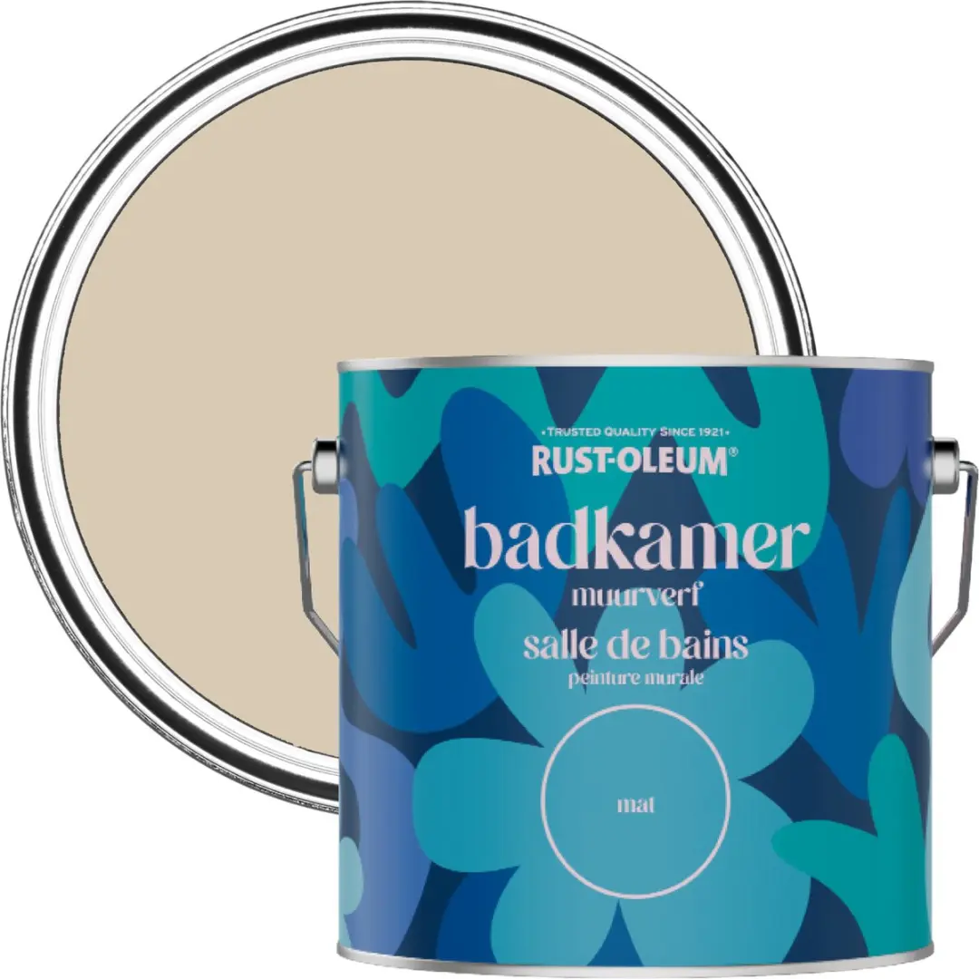Rust-Oleum Lichtbruin Badkamer muurverf