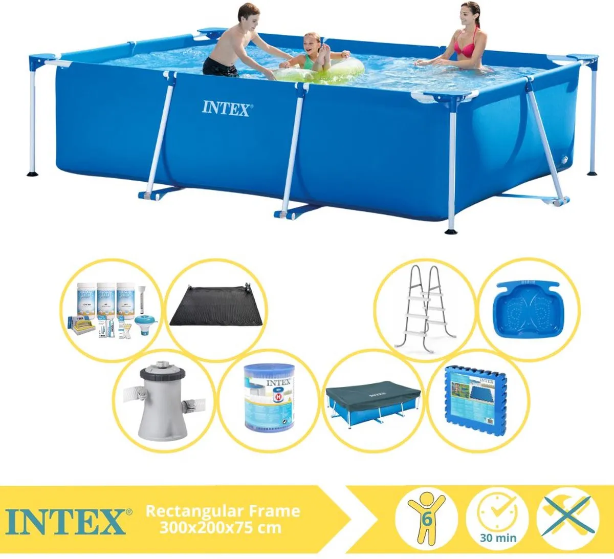 Intex 28272NP Opzetzwembad 300x200x75cm