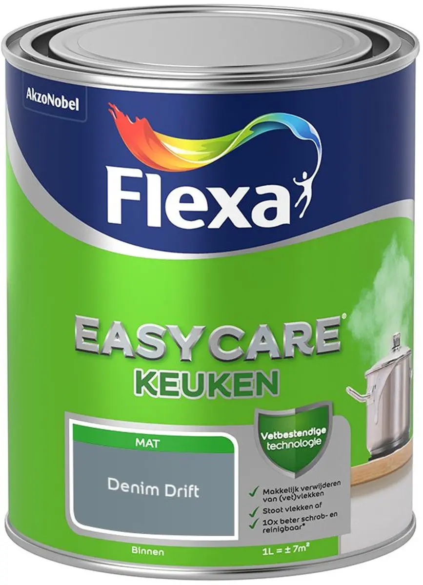Flexa Easycare Keukenverf Denim Drift