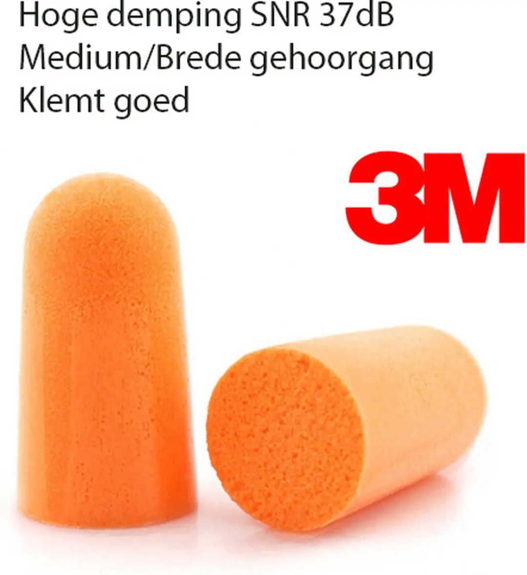 3M Oordoppen 1100C Set A - 5 Paar - Oranje