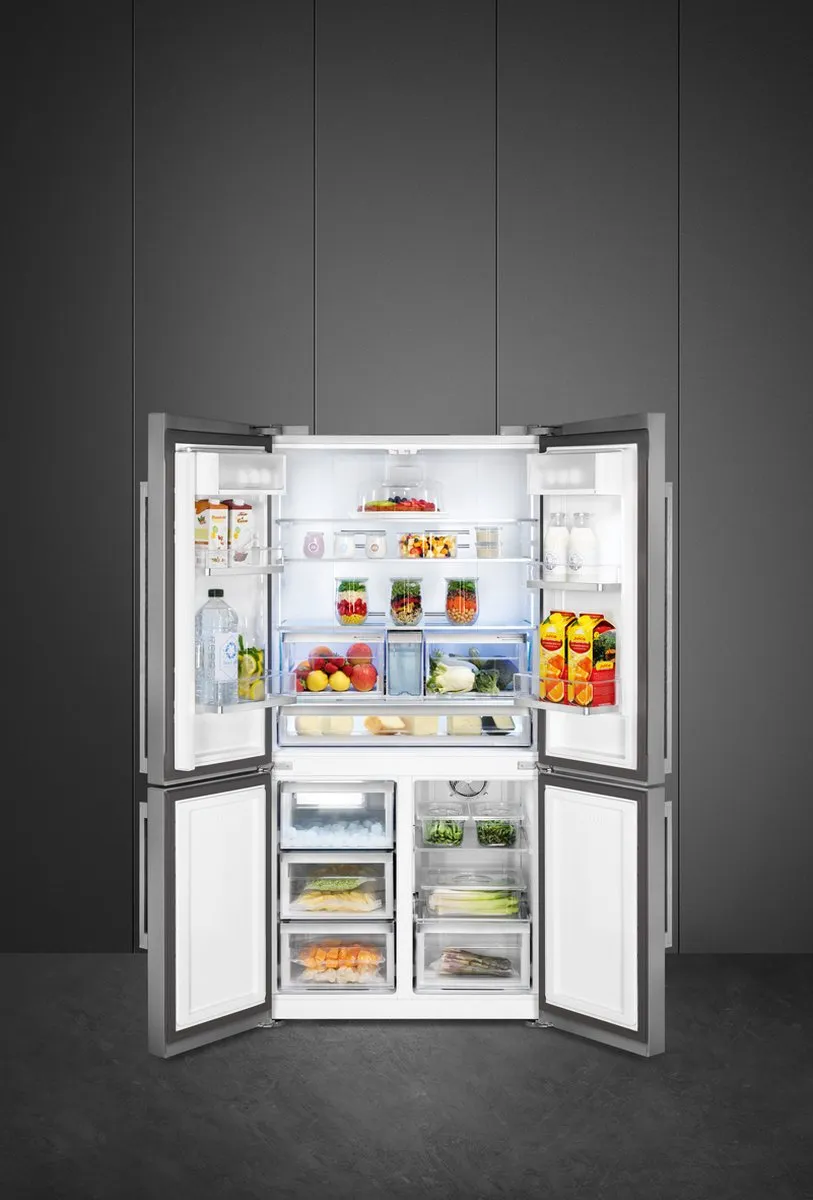 Smeg FQ60XDAIE Vrijstaande Koelkast No Frost - 572L - RVS