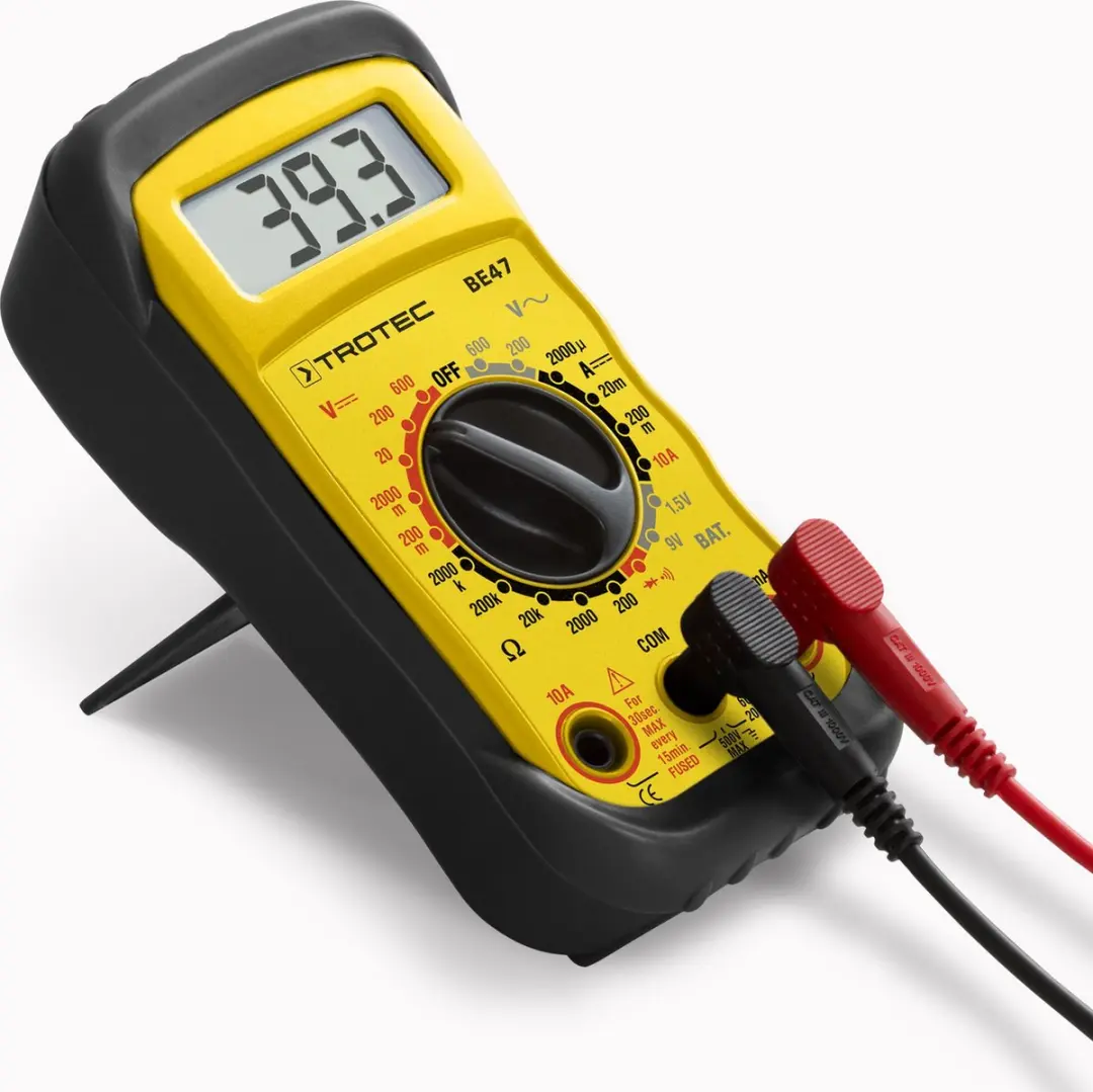 Trotec BE47 Multimeter - Geel/Zwart