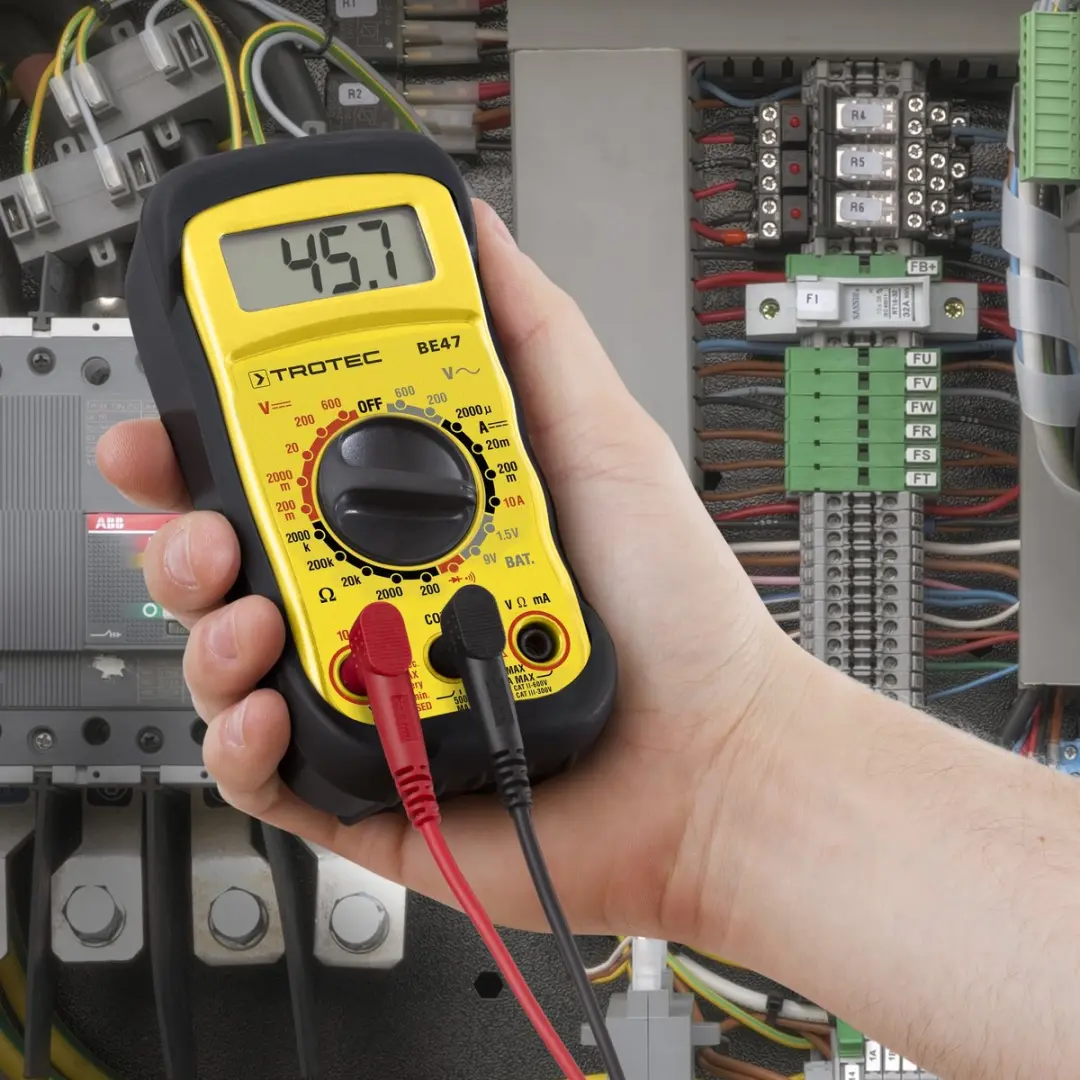 Trotec BE47 Multimeter - Geel/Zwart