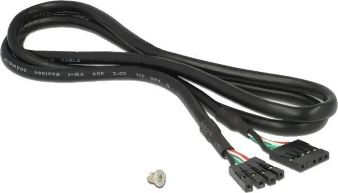 Delock PCIe Kaart M.2 Key E - 1x Intern - Low Profile - Zwart