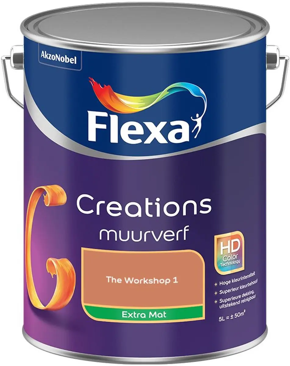 Flexa Creations Muurverf Extra Mat The Workshop 1