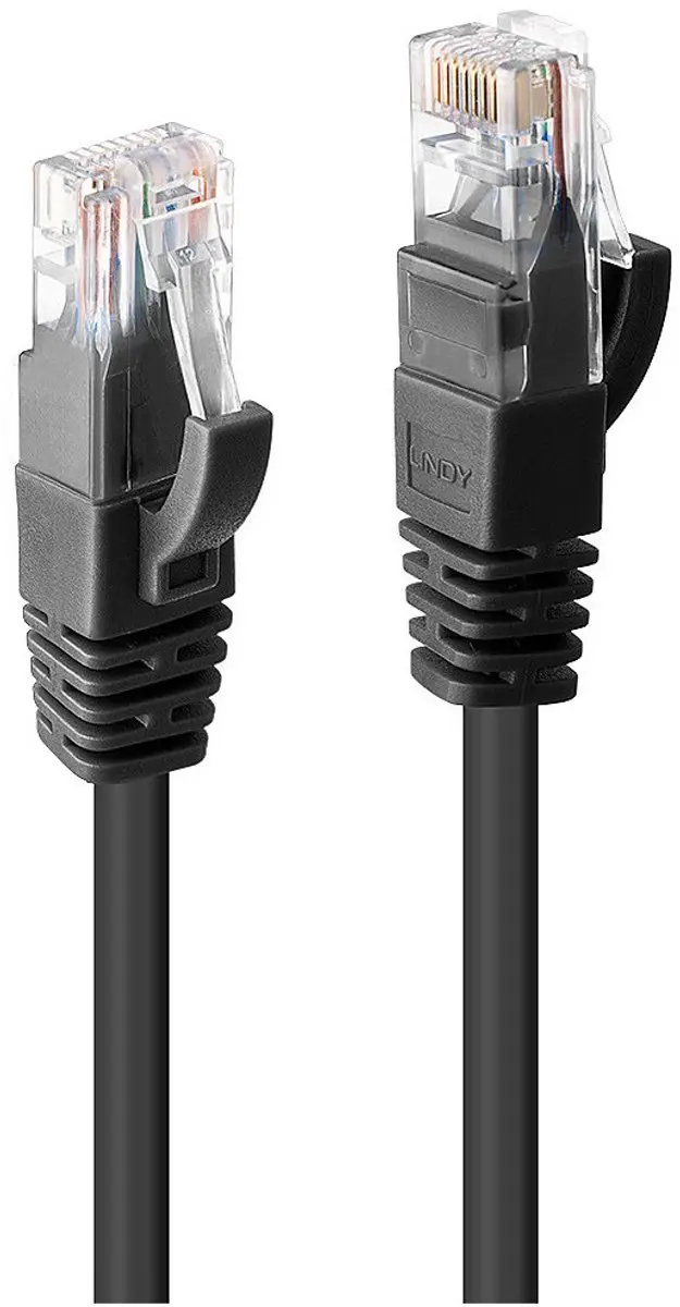Lindy CAT 6 Patchkabel 20m - RJ45 - Zwart