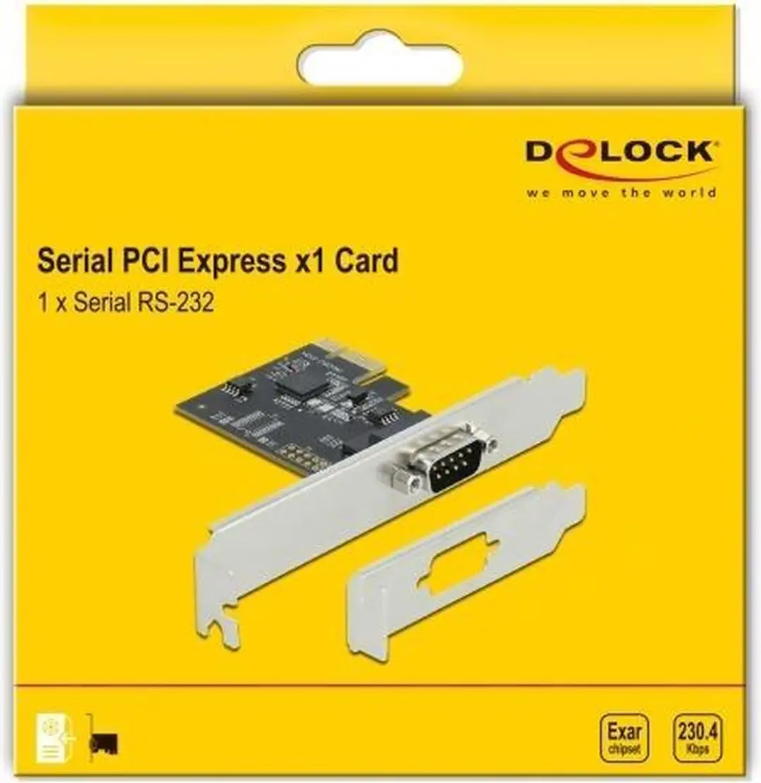 Delock PCI Express Kaart 1x RS-232 - 90000