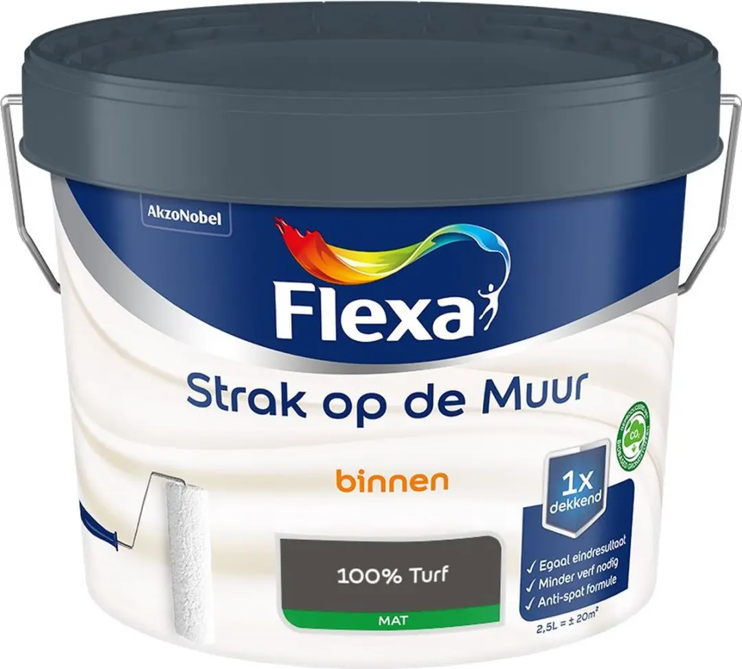 Flexa Strak Op De Muur Binnenmat Mengverf 2,5L