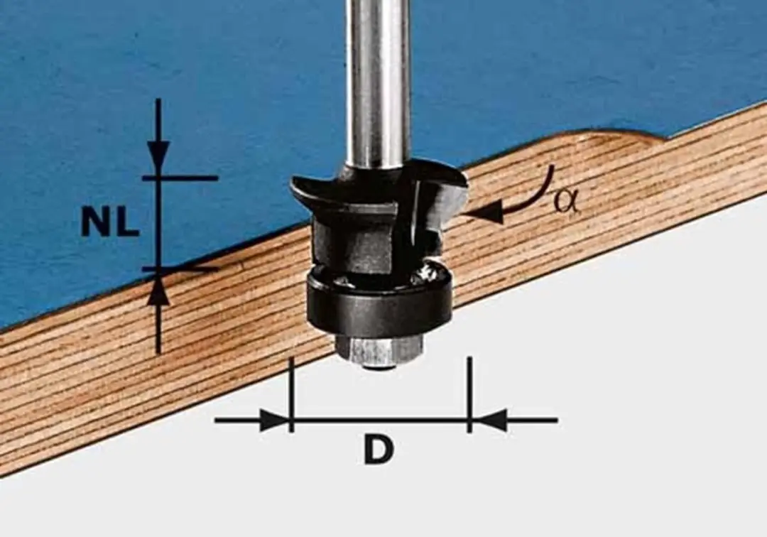 Festool HW S8 D24/0° +45° Fase-kantenfrees 24x11mm