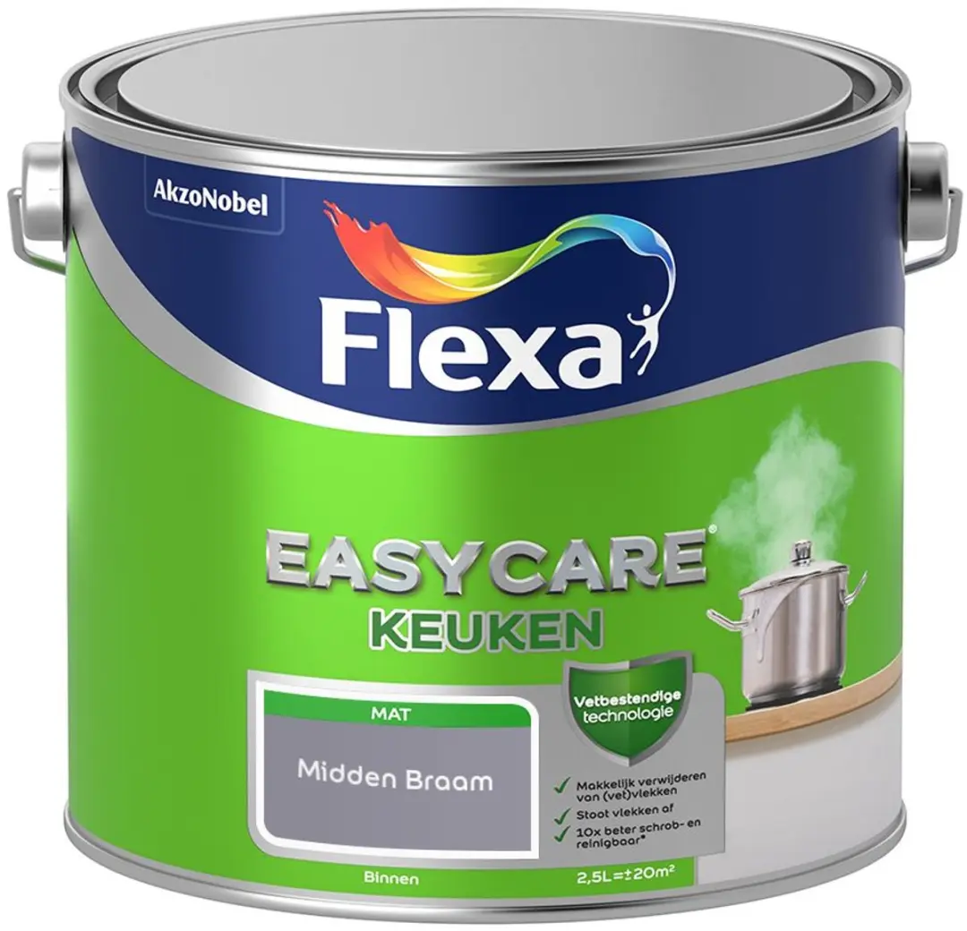 Flexa Easycare Keukenverf Midden Braam 2,5L