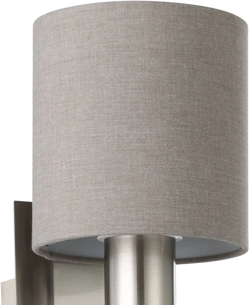 Eglo Pasteri Wandlamp E27 - Ø15cm - Nikkelmat - Warm wit