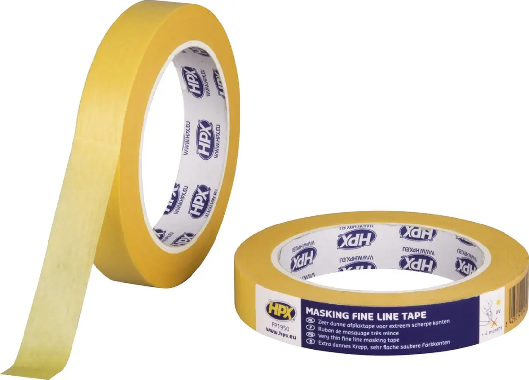 HPX Masking Tape 4400 Gold 19mm - Geel
