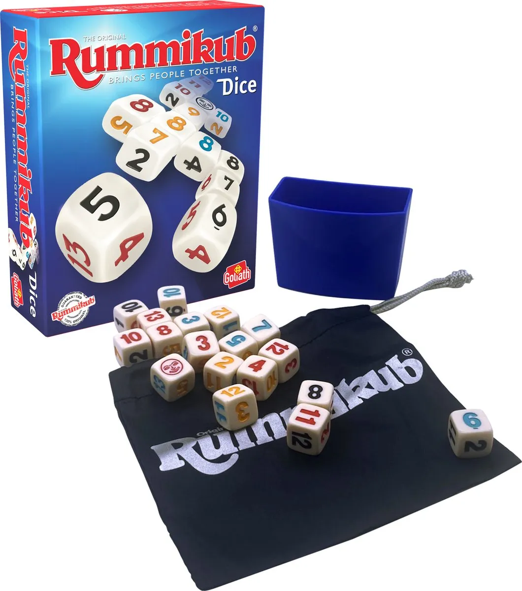 Goliath Rummikub Dice 931155 Dobbelspel - 4 Spelers