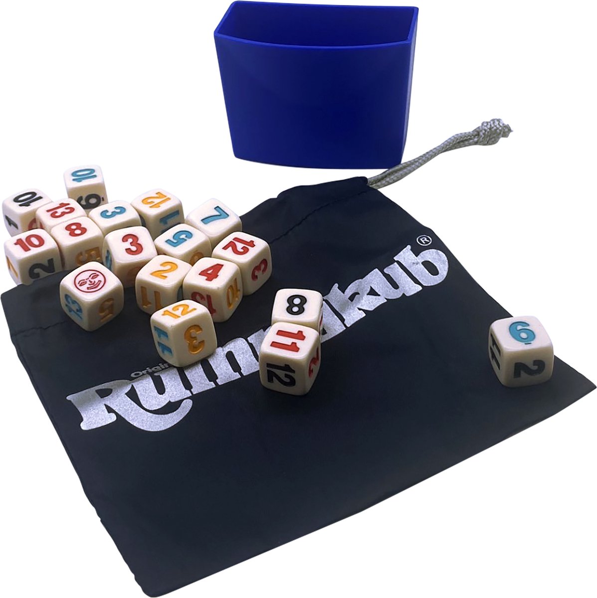 Goliath Rummikub Dice - Dobbelspel - Bordspel - Makkelijk mee te nemen op reis! - Rummikub met dobbelstenen!